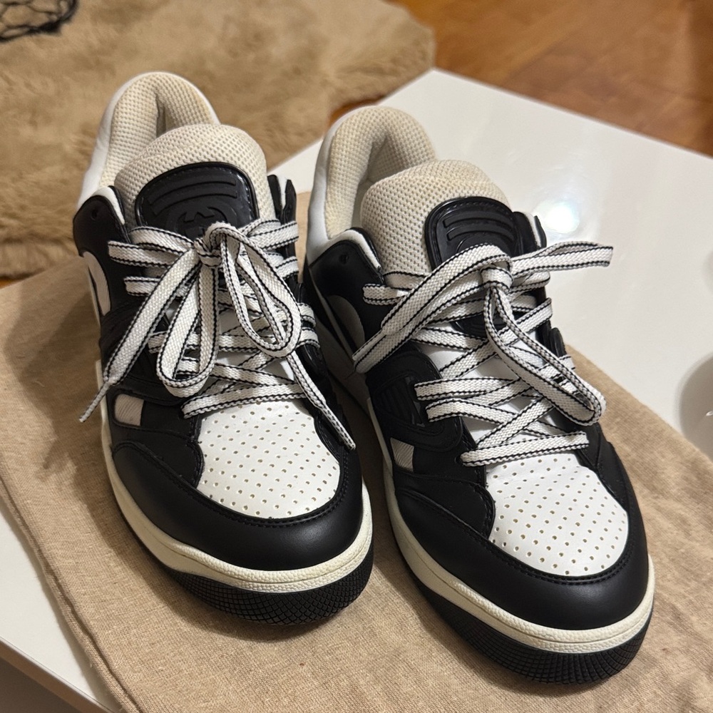 Gucci Black and White Men's Sneakers